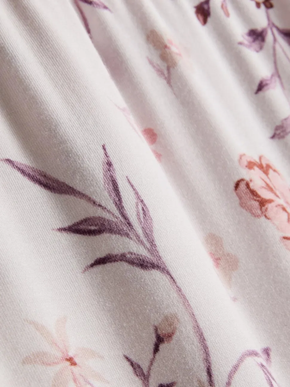 Schlafanzughose mit hohem Modalanteil und Blumenmuster