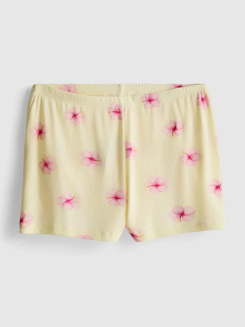 Schlafanzugshorts aus geripptem Jersey
