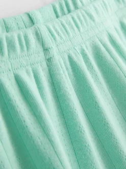 Schlafanzugshorts mit Pointelle-Muster