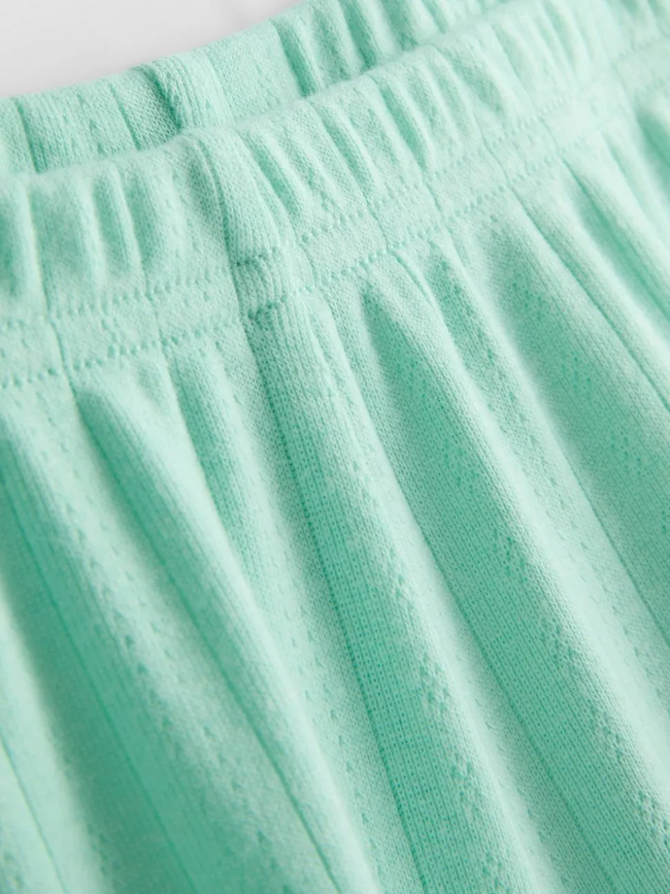 Schlafanzugshorts mit Pointelle-Muster