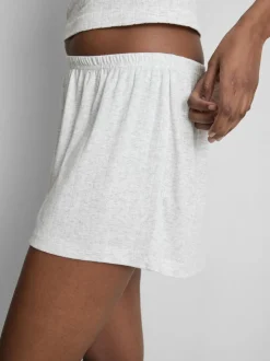 Schlafanzugshorts mit Pointelle-Muster