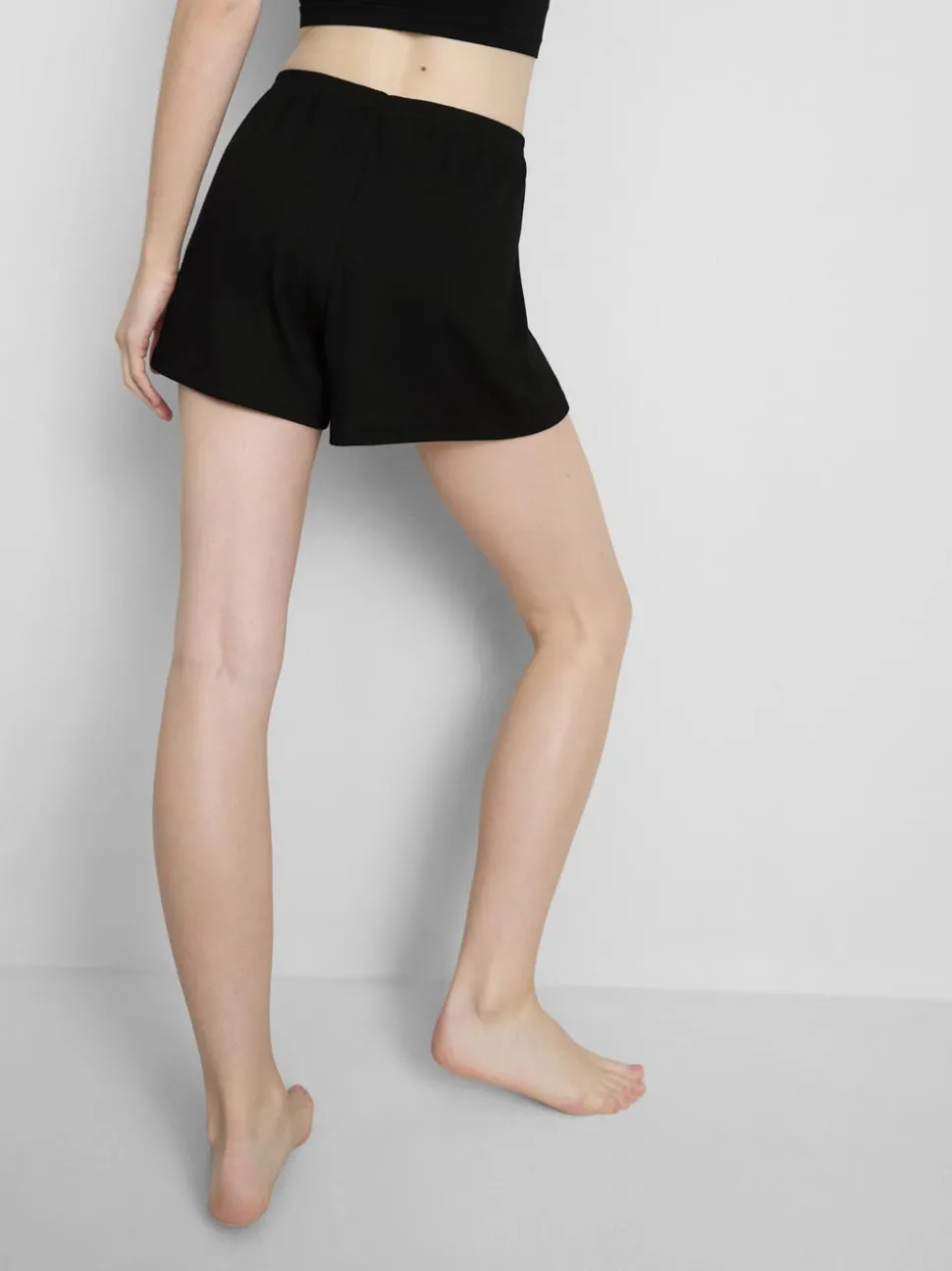 Schlafanzugshorts mit Pointelle-Muster