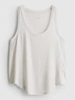 Schlafanzug-Tanktop mit hohem Modalanteil