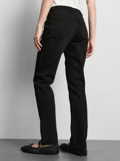 Schmale Denim Jeans mit geradem Bein