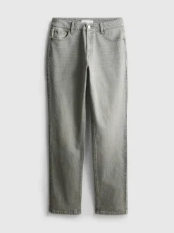 Schmale Denim Jeans mit geradem Bein