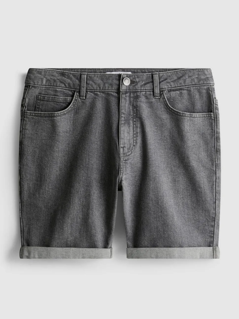 Schmale Jeansshorts mit mittlerer Leibhöhe