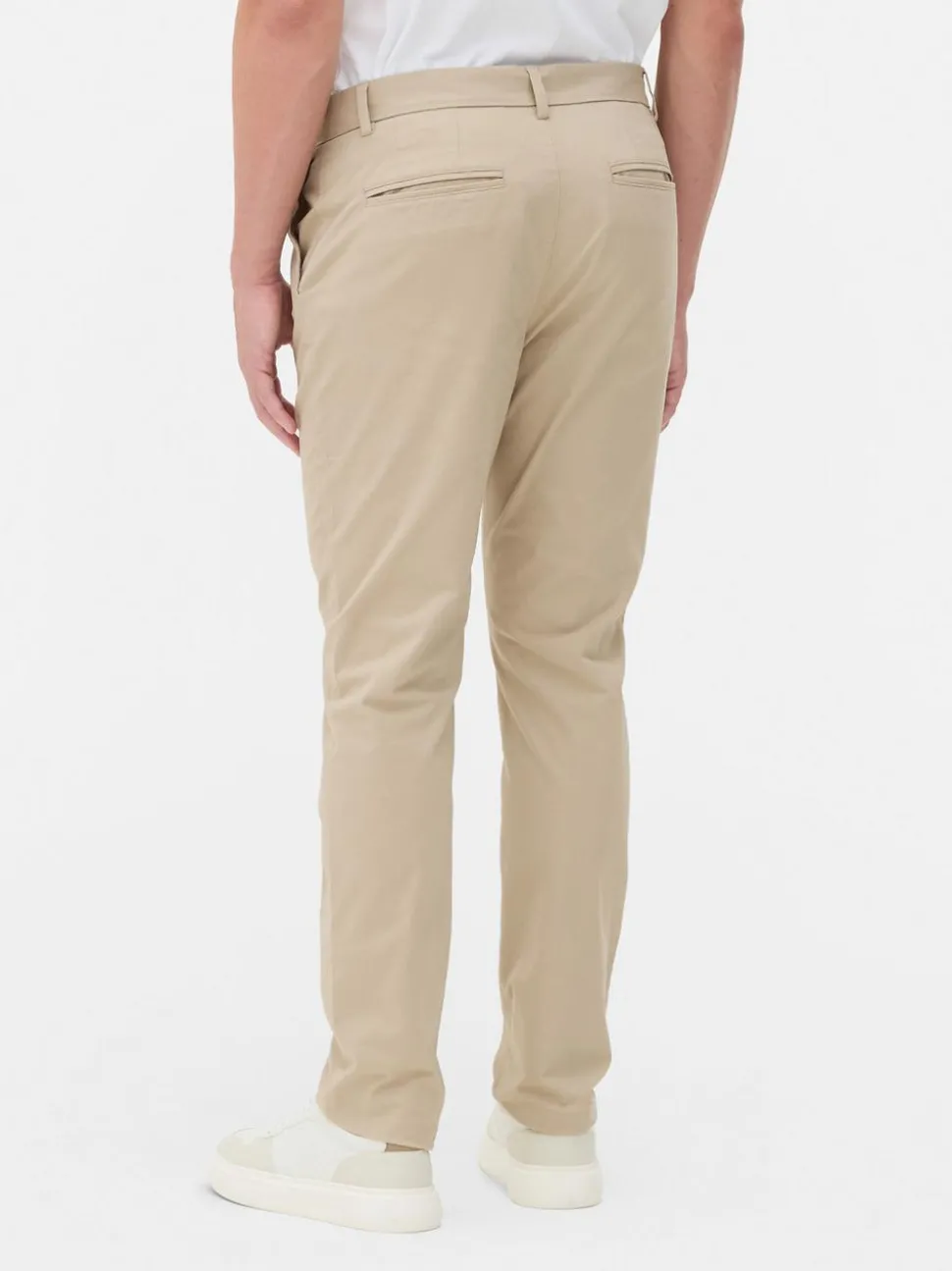 Schmale Stretch-Chinohose