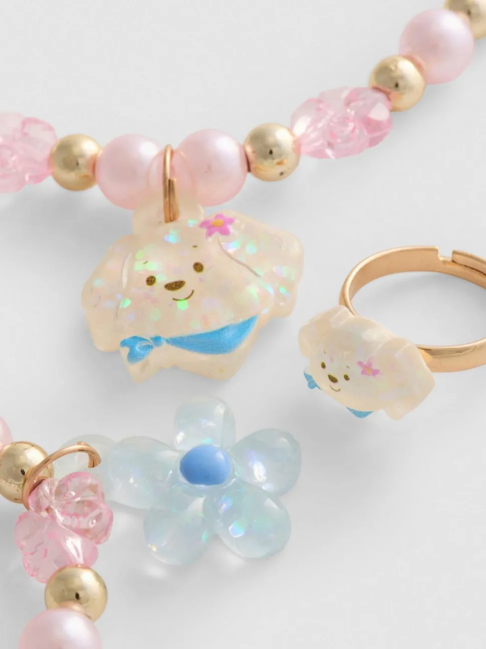 Schmuckset mit Hundeanhängern, 3er-Pack