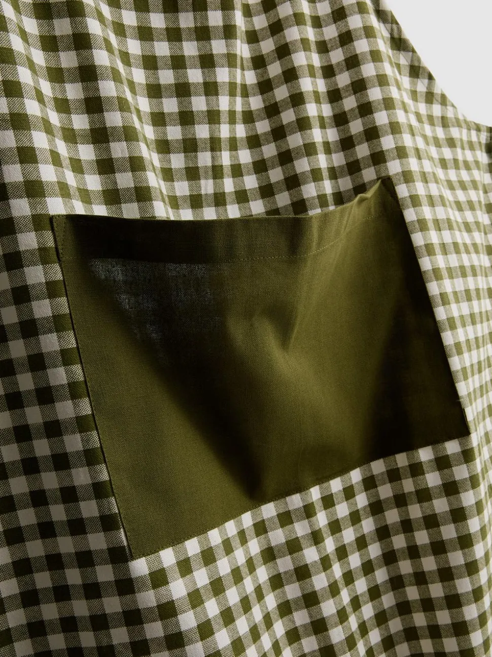 Schürze mit Vichykaros