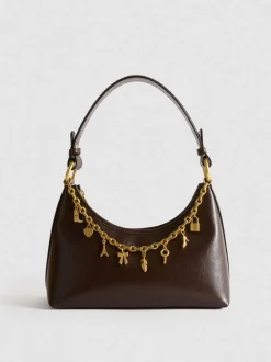 Schultertasche mit Anhängern