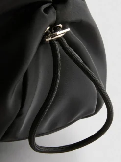 Schultertasche mit Raffung