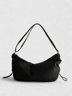 Schultertasche mit Raffung