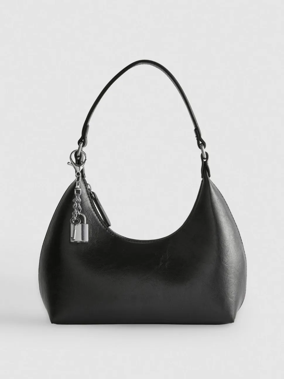Schultertasche mit Schlossanhänger