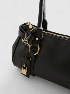 Schultertasche mit Vorhängeschloss