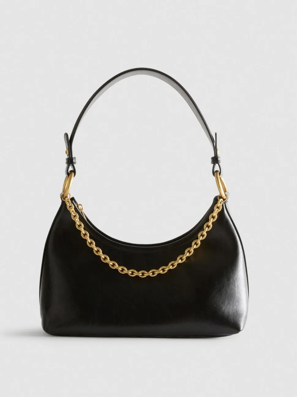 Schultertasche mit Zierkette