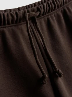 Shorts mit hohem Baumwollanteil und Häkelbesatz