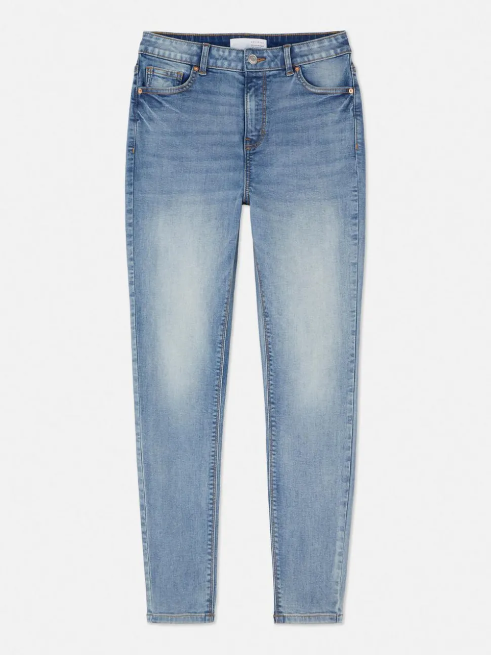 Skinny-Fit Jeans mit hohem Bund