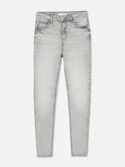 Skinny-Fit Jeans mit hohem Bund