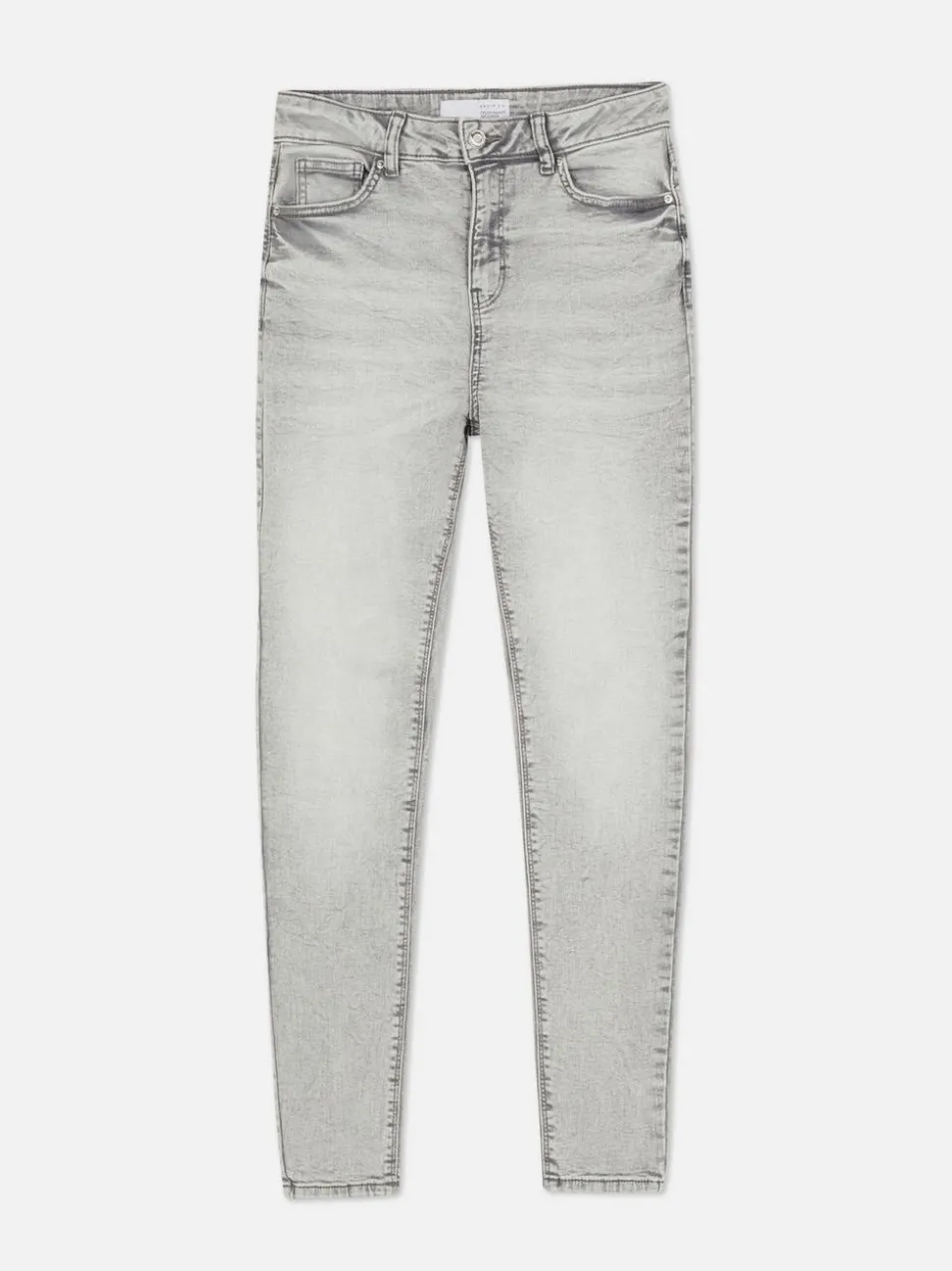 Skinny-Fit Jeans mit hohem Bund