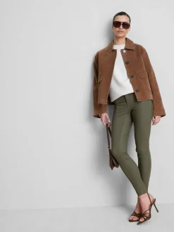 Skinny Jeans mit hohem Baumwollanteil und mittlerer Leibhöhe