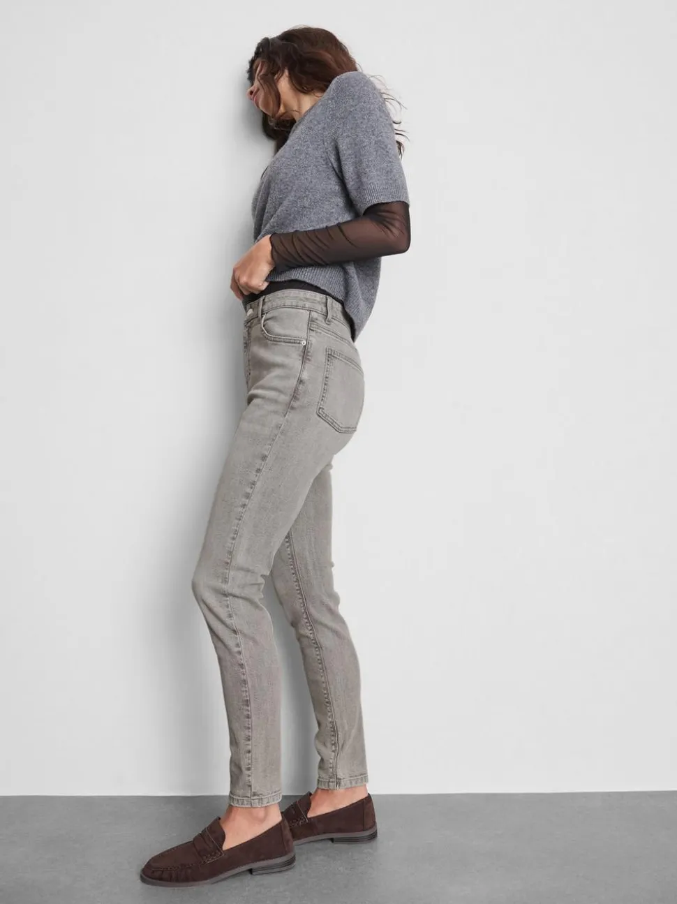 Skinny Jeans mit hohem Baumwollanteil