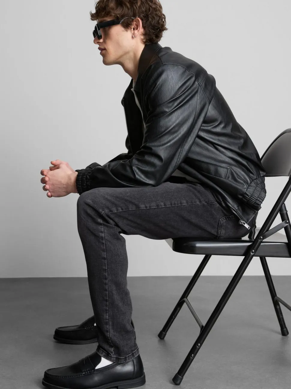 Skinny-Jeans mit mittelhohem Bund