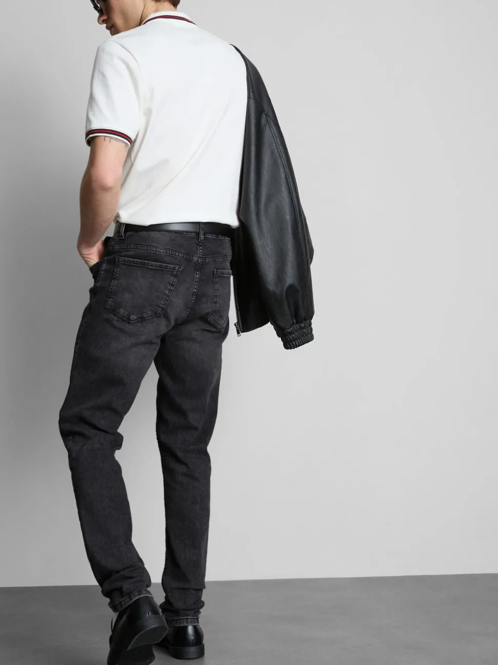 Skinny-Jeans mit mittelhohem Bund