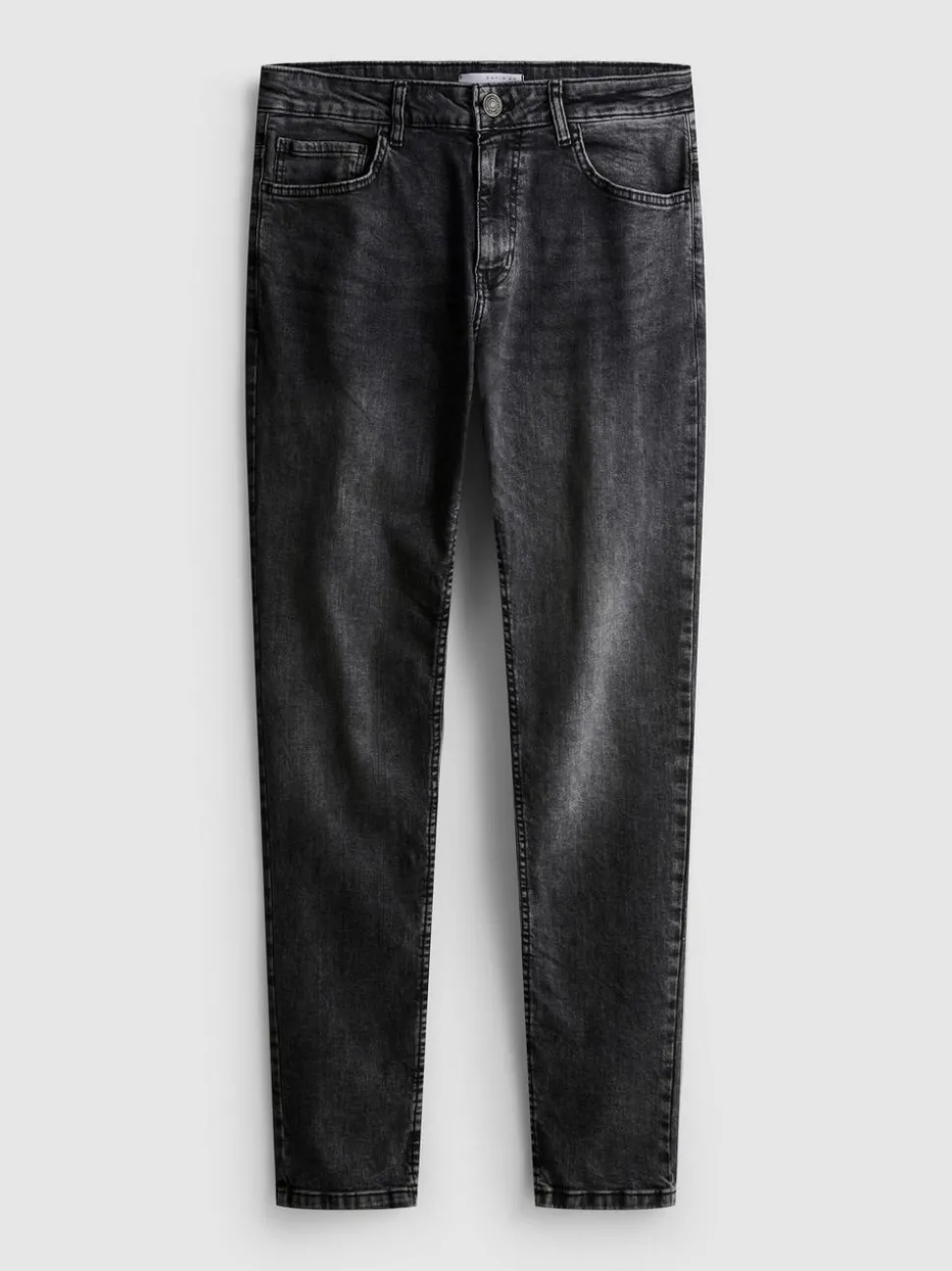 Skinny-Jeans mit mittelhohem Bund