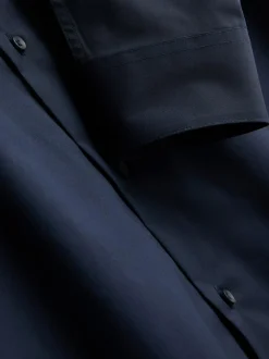 Slim-Fit-Hemd mit Knopfleiste und Stretchanteil