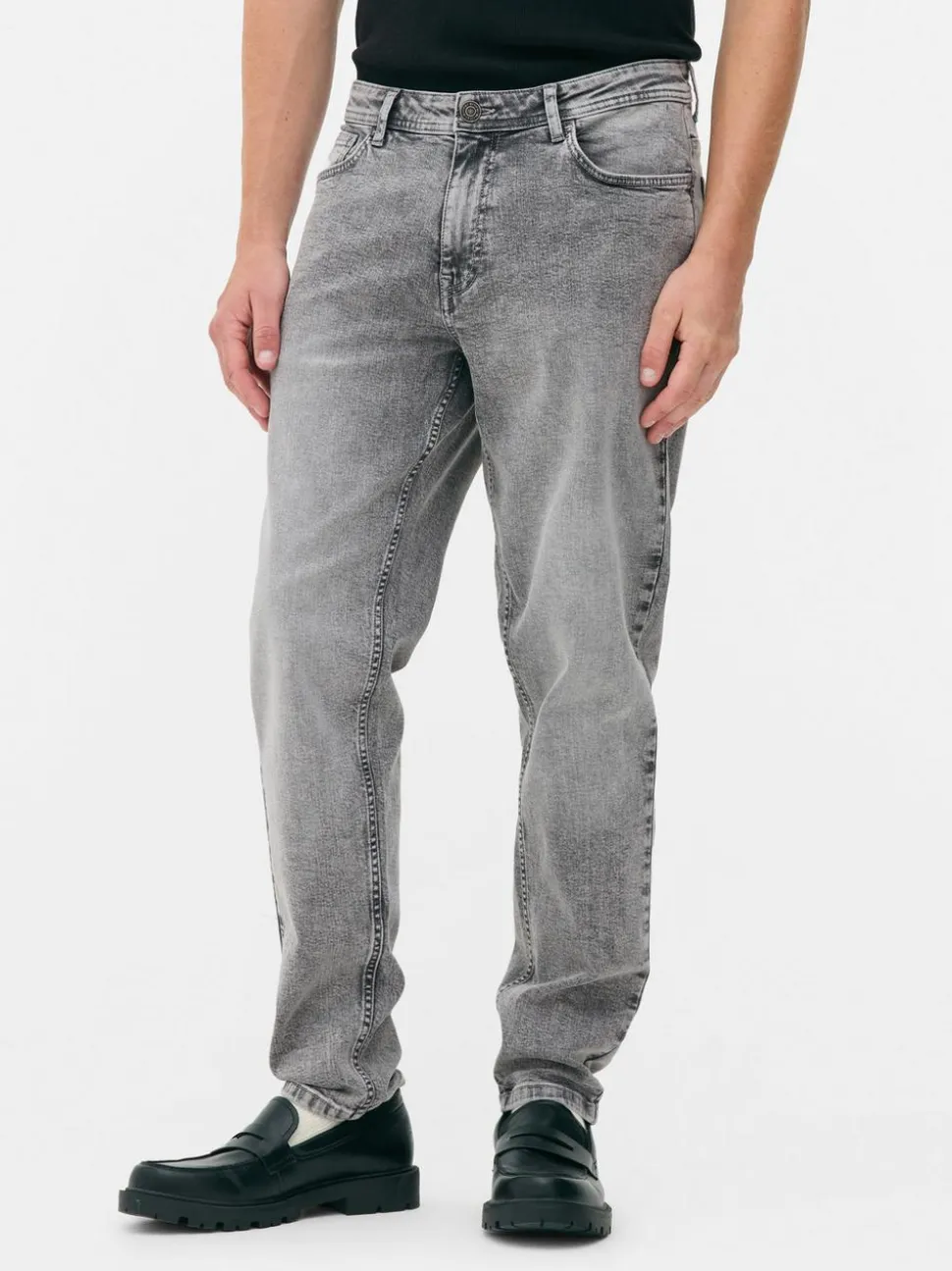 Slim-Fit-Jeans mit mittlerer Leibhöhe