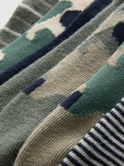 Sneakersocken mit Tarnmuster, 7er-Pack