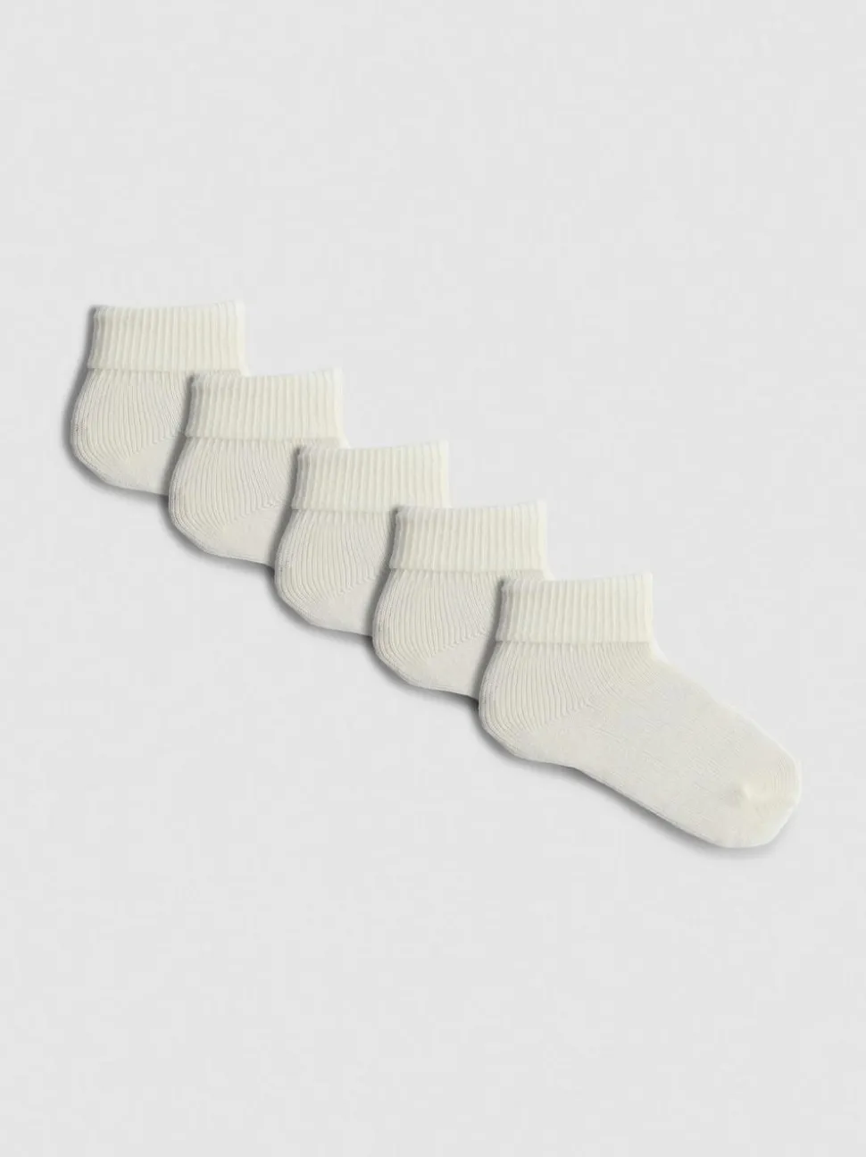 Socken mit Rippbündchen, 5er-Pack