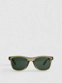 Sonnenbrille mit rechteckigen Gläsern