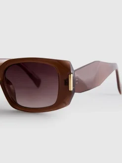 Sonnenbrille mit rechteckigen Gläsern