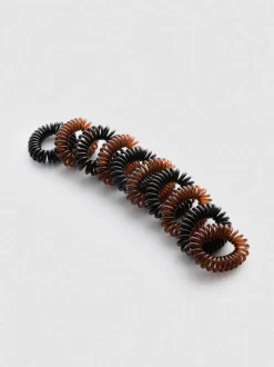 Spiral-Haargummis, 10er-Pack