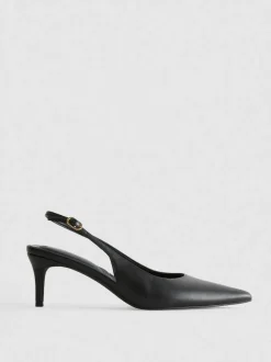 Spitze Slingbacks mit Kitten-Heels