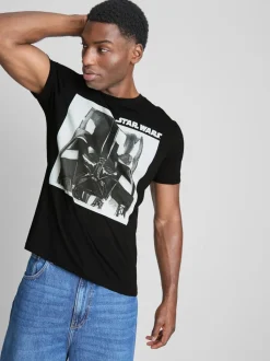 „Star Wars“ T-Shirt aus reiner Baumwolle mit Grafik