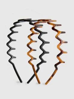 Stirnbänder mit Zickzack-Muster, 2er-Pack