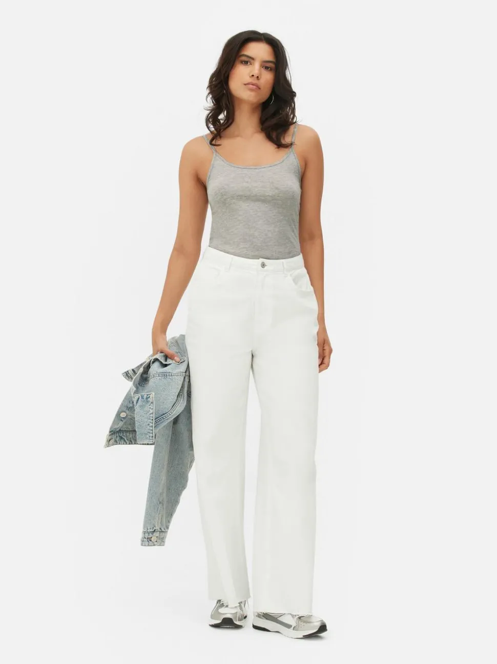 Stretch-Camisole mit U-Ausschnitt