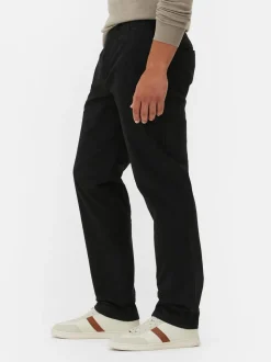 Stretch-Chinohose mit geradem Bein