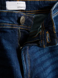 Stretch-Jeans mit geradem Bein