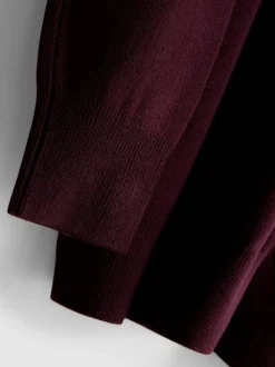 Strickcardigan mit Rundhalsausschnitt