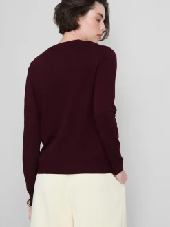 Strickcardigan mit Rundhalsausschnitt