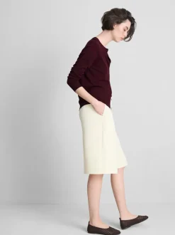 Strickcardigan mit Rundhalsausschnitt