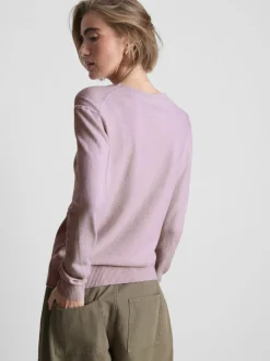 Strickpullover mit V-Ausschnitt