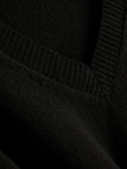 Strickpullover mit V-Ausschnitt