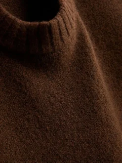 Strickpullover mit weiten Ärmeln