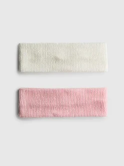 Strukturierte Haarbänder, 2er-Pack