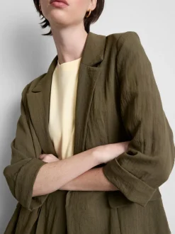 Strukturierter Blazer mit Reverskragen