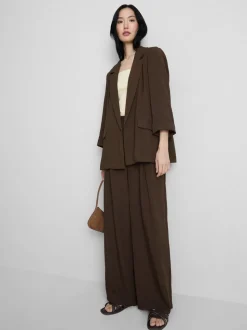 Strukturierter Blazer mit Reverskragen